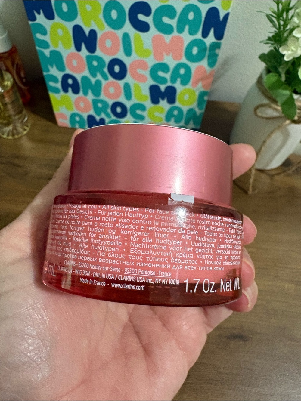 Clarins Multi-Active Nuit Night Cream Moisturizer for Lines, Pores, Glow 1.7oz - Picture 9 of 15